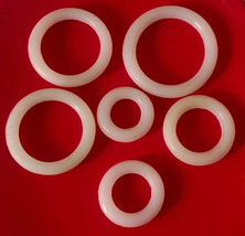 Silikon Vaginalring Pessar 6er Set -2,2,25,2,50, 2,75,3,3,25 Zoll BEST Q - $46.41