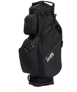 Sunday Golf Pacific Stand Golf Bag Black Stand Pockets 14 Way Silencer Top - $273.52 CAD