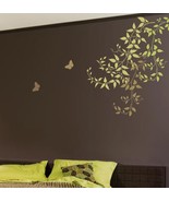 Wall stencil Large Clematis Branch DIY Reusable stencil for easy decor - £31.93 GBP