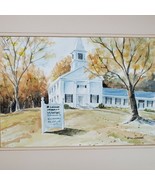 Bill Juhre Watercolor Painting A Heavenly Autumn October Day Wisconsin C... - $146.52