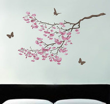 Stencil Cherry Blossoms, Reusable stencil for walls better than decals - £39.87 GBP