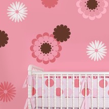 Wall Stencils Daisy Crazy Kit 2, Easy DIY Nursery Decor with Stencils - £24.08 GBP