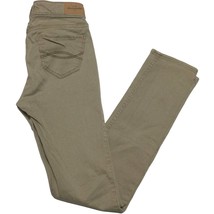 Abercrombie Kids Girls Jeans Sz 14 Tan Skinny Jeggings Pants Stretch Khaki - £21.01 GBP