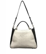Brahmin Satchel Ruby ivory tri texture 405250 - $203.68 CAD