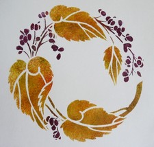 Stencil Bittersweet Curl SM - Easy DIY Home Decor with wall Stencils - £11.95 GBP
