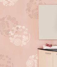 Stencil Chrysanthemum Twist MED, Reusable stencils for walls, crafts - £18.05 GBP