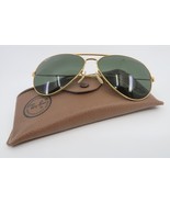 Vintage B&amp;L Ray Ban Aviator Sunglasses BL Etched Lenses Size 62-14 Made ... - $245.77 CAD