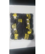 Lot of 10 Skeins Polgat Yarn Acrylic Blend Made in Israel Black 1.4 oz Each - £23.33 GBP