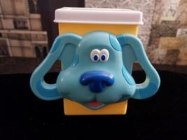Vintage 2002 Nickelodeon Blues Clues  Juice YELLOW Box Holder Cup #B - $17.82