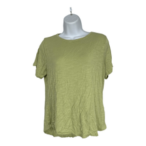 Old Navy Women&#39;s Short Sleeved Luxe Crew Neck Green T-shirt Size Small - £11.21 GBP