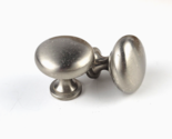 Lot 24 Repurposed Brushed Nickel Cabinet Pulls Drawer Knobs with Screws - £17.12 GBP