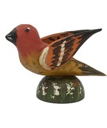 HAND CARVED BIRD - Vintage Pennsylvania Dutch Wood USA Folk Art - Ben F Hoover - $389.97