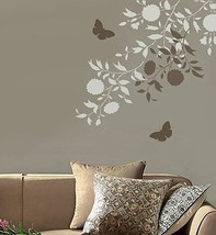 Wall Stencils Blooming Branches 2pc, DIY Reusable Stencils not decals - £27.93 GBP