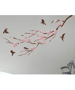 Stencil for Walls Sakura and Birds - Reusable stencils better than Wall ... - £35.80 GBP