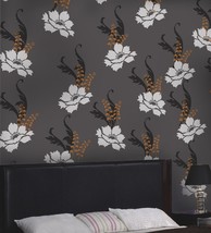 Wall Pattern Stencil Kit Peony Dream, Reusable stencils not Wallpaper - £27.87 GBP