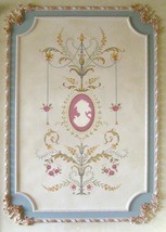 Wall stencil Marie Antoinette Grand Panel LG - Detailed French decor - £95.60 GBP