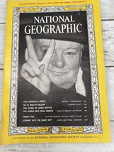 National Geographic August 1965 Churchill Amish Folk Great Rift (With Record) - £7.98 GBP