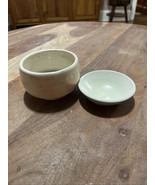 Vintage Japanese Matcha Tea Bowl Raku Tea Bowl Matcha  - With Smaller Bowl - €28,21 EUR