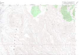 Delamar 3 NE, Nevada 1969 Vintage USGS Topo Map 7.5 Quadrangle Topographic - £17.91 GBP