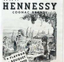 1937 Hennessy Cognac Brandy Advertisement Vintage Distillery Liquor E90E1 - $367.32 MXN