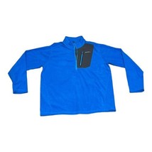 Eddie Bauer Jacket Adult XXL Blue Fleece 1/2 Zip Pullover 2XL Sweatshirt... - £51.47 GBP