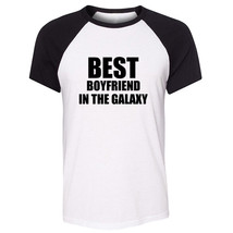 Best boyfriend in the galaxy funny T-shirts Mens Womens Humour Graphic Tee Tops - £12.90 GBP