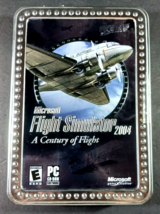 Microsoft FLIGHT SIMULATOR 2004: A Century of Flight in Metal Tin PC Game - $9.49