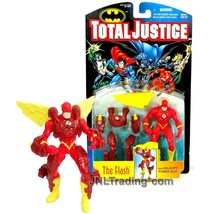 Year 1996 DC Batman Total Justice 5 Inch Figure - THE FLASH Velocity Power Suit - £39.95 GBP