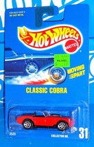 Hot Wheels Early 1990s Mainline #31 Classic Cobra Red w/ 7SPs Black Metal Base - £5.53 GBP