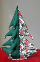 Giant Christmas Tree (stuffed) bells star unique Item 18&quot; tall Great Gif... - £39.29 GBP