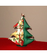 Christmas Tree stuffed bells star top Unique Gift 8&quot;x11&quot; from handmade p... - $29.95