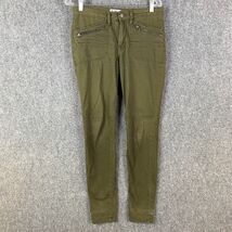 William Rast Jeans Juniors 27 Green Stretch Cotton Mid Rise - $19.60 CAD