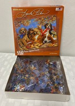 Lets Play Football Dogs 550 Piece Jigsaw Puzzle Great American Puzzle Fa... - $17.30