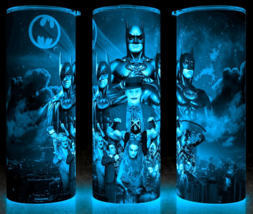 Glow in the Dark 90s Batman Keaton - Kilmer - Clooney Retro Cup  Tumbler 20oz - £18.16 GBP