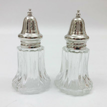 Godinger Silver Art Co LTD Salt Pepper Shakers 3-1/2 x 1-7/8 at the base - £13.94 GBP