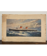 Original SS United States T.C. Skinner 17 5/16&quot; x 27 7/8&quot; Mariners Museu... - $80.94 CAD