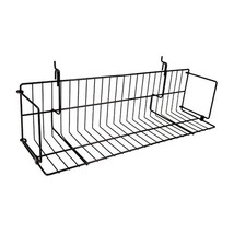 24&quot; Wide Video Shelf for Slatwall, Gridwall or Pegboard -Box of 3 BLACK - $40.15