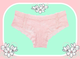 S M L Xl Xxl Spring Pink Floral Laceup The Lacie Victorias Secret Cheeky Panty - £8.78 GBP