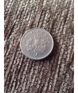 UNITED KINGDOM - GREAT BRITAIN ENGLAND 1990 5 PENCE COIN - £2.35 GBP