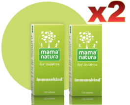2 PACK Mama Natura Immunokind immune support  young children x150 tablets DHU - £25.01 GBP