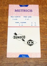 Vtg Dx Sunoco Petroleum Pocket Calculator Easy Metric Paper 1973 Advertising Oil - £70.63 GBP