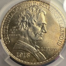 1918 USA Illinois Centennial Half Dollar - CAC Certified At MS 64 - AAA ... - $500.00