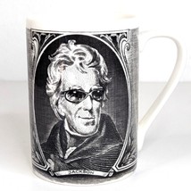 Cool Andrew Jackson Coffee Mug Tea Cup White 222 Fifth Slice of Life - £9.93 GBP