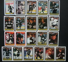 1990-91 Topps Los Angeles Kings Team Set of 21 Hockey Cards - £2.35 GBP