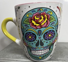 DAY OF THE DEAD Sugar Skull Ceramic Coffee Mug Collectable Drinkware ! - $17.28