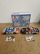 Nascar 1995 DALE EARNHARDT/JEFF GORDON BRICKYARD 400 POLE &amp; RACE WIN 2 C... - $89.05