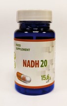 NADH (Reduced Nicotinamide Adenine Dinucleotide) 20mg 60Capsules Energy Health - $19.99