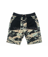 True Religion Jeans Mens M Geo Camo/ Black Horseshoe Pocket Blocked Swea... - $37.99