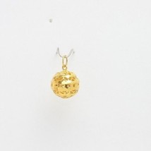 18K Gold Sparkling Filigree Ball Pendant ## 15 - £136.45 GBP