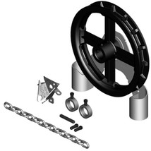 Garage Door Chain Hoist 2000D Direct Drive 1″ shaft 5 3/8″ offset Overhead - $1,500.74 MXN